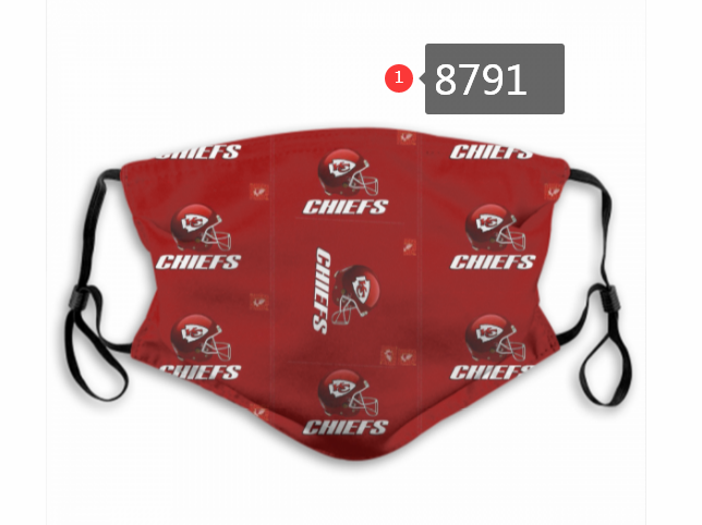 2020 Kansas City Chiefs #13 Dust mask with filter